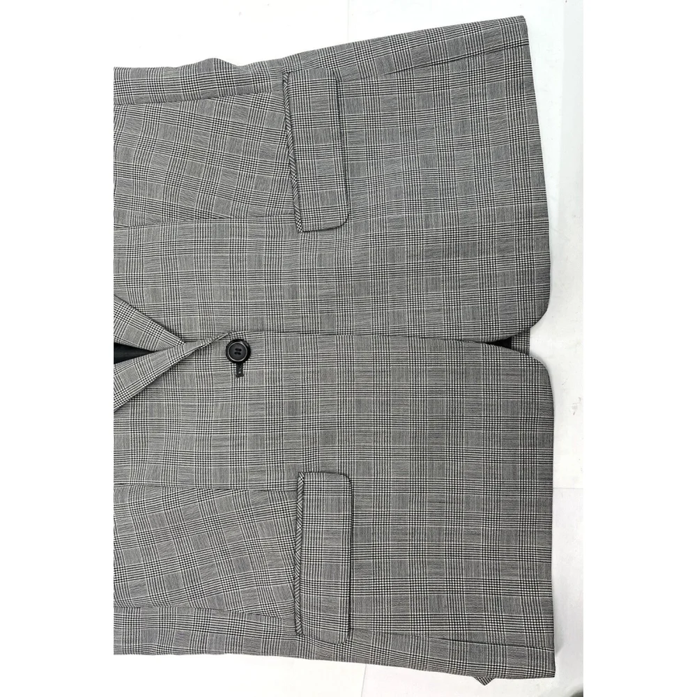 Pendleton Size 16 Glen Plaid Blazer Jacket‎ 100% Virgin Wool Professional